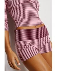 Out From Under - Bec Polka Dot Foldover Shorts Xs At Urban Outfitters - Lyst