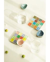 Subtle Studios - Checkered Glass Tile Coaster - Lyst