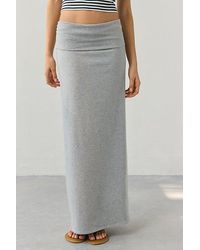 Out From Under - Bec Foldover Maxi Skirt - Lyst