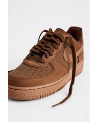adidas - Nike Brown Air Force 1 Trainers - Lyst