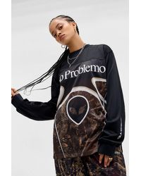 No Problemo - Alien Sports Airtex Long Sleeve Jersey T-shirt - Lyst