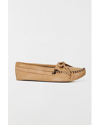 Minnetonka - Suede Kilty Softsole Moccasin Shoe - Lyst