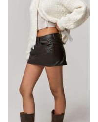 BDG - Ultimate Faux Leather Mini Skirt - Lyst