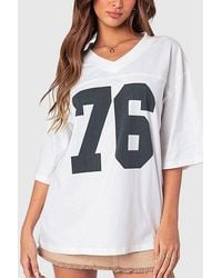 Edikted - 76 Oversized T-Shirt Top - Lyst