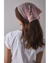 Urban Outfitters - Sheer Floral Lace Headscarf - Lyst