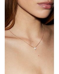 Urban Outfitters - Delicate Stone Charm Necklace - Lyst
