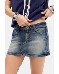 BDG - Ultimate Denim Mini Skirt - Lyst