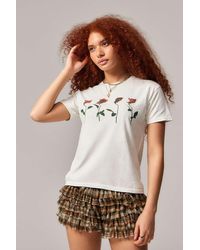 Urban Outfitters - Uo Roses T-shirt - Lyst