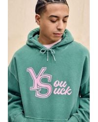 Urban Outfitters - Uo Green You Suck Hoodie - Lyst