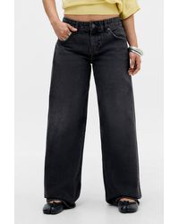 Motel - Low Rise Straight Leg Jeans - Lyst