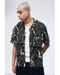 BDG - Black Doodle Shirt 2xs At Urban Outfitters - Lyst