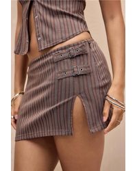 Silence + Noise - Silence + Noise Kaya Buckle Pelmet Skirt - Lyst