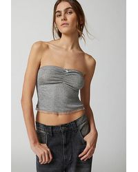 Urban Renewal - Parties Remnants Shimmer Tube Top - Lyst