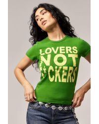 Urban Outfitters - Uo Lovers Not F*ckers T-shirt - Lyst