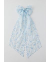 Urban Outfitters - Statement Long Lace Hair Bow Barrette - Lyst
