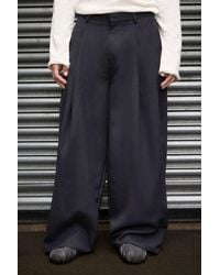 Urban Outfitters - Uo Black Noa Cocoon Pleated Trousers - Lyst