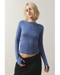Out From Under - Nia Slim Hooded Top - Lyst