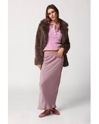 Urban Outfitters - Uo Winona Crinkle Satin High- Rise Maxi Skirt - Lyst