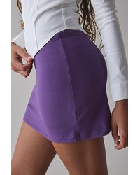 Out From Under - Bec Low-Rise Micro Mini Skort - Lyst