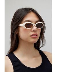 Urban Outfitters - Mazzy '90S Plastic Oval Sunglasses - Lyst