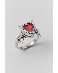 Urban Outfitters - Devil Heart Ring - Lyst