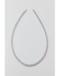 Urban Outfitters - Flat Mariner Chain Stainless Steel Necklace - Lyst