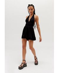 Urban Outfitters - Uo Arielle Knit Halter Romper - Lyst