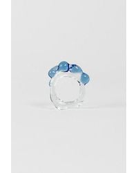 rain and rivers - Handmade Bubble Glass Ring - Lyst