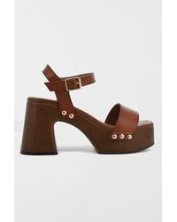 MIA - Mia Electrah Wooden Platform Sandal - Lyst