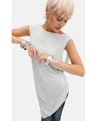 Silence + Noise - Silence + Noise Drape Tunic Top - Lyst