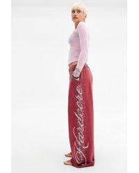 Jaded London - Burgundy Hardcore Jewel Monster Joggers - Lyst