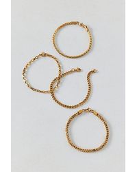 Urban Outfitters - Essential Waterproof Chain Bracelet Set - Lyst