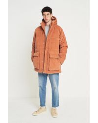 Urban Outfitters - Uo Kevin Rust Corduroy Puffer Jacket - Lyst