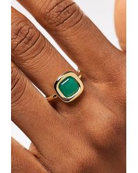 Ana Luisa - Clara Onyx Statement Ring - Lyst