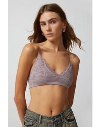 Out From Under - Seamless Lace Bralette - Lyst