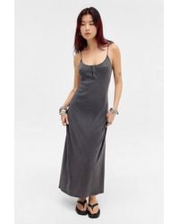 BDG - Acid Wash Rib Maxi Dress - Lyst