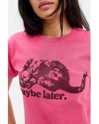 Urban Outfitters - Uo Maybe Later Relaxed T-shirt - Lyst