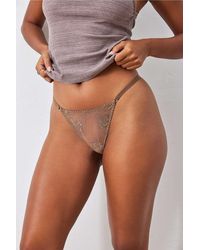 Out From Under - Firecracker Lace Thong - Lyst