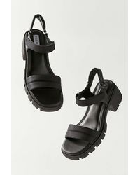 Steve Madden Sapphire Rose Gold Strappy 