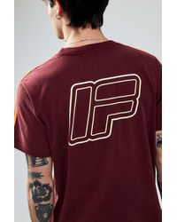 iets frans... - Burgundy Taped T-shirt - Lyst