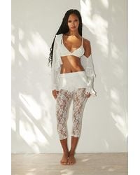 Urban Outfitters - Uo Lace Capri Legging - Lyst