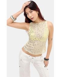 Motel - Dudley Sequin Top - Lyst