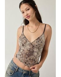 Out From Under - Je T'Aime Printed Cami - Lyst