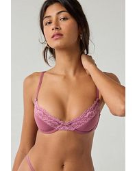 Out From Under - Jazz Club Lace Trim Push-Up Bra - Lyst
