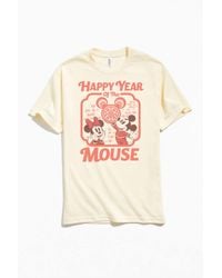 Urban Outfitters - Mickey And Minnie Year Of The Mouse Tee - Lyst