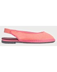 Flabelus - Narnia Slingback Linen Slipper - Lyst