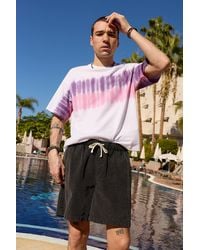 BDG - Washed Black Corduroy Shorts - Lyst