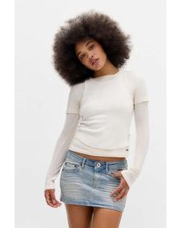 BDG - Ultimate Denim Mini Skirt - Lyst