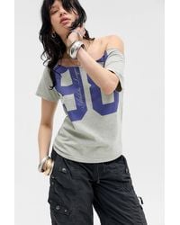 BDG - 98 Off-shoulder Graphic Tee - Lyst