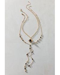 Urban Outfitters - My Darling Locket Layering Lariat Necklace Set - Lyst